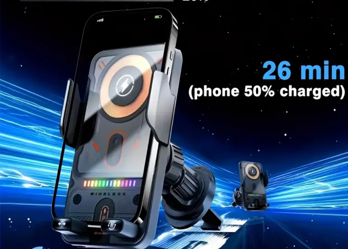 SnapChargers Smart Auto-Lock Wireless Car Charger